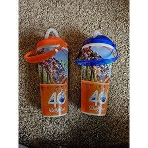 Dollywood 40th Anniversary 2025 Tumbler Set of 2 Splash Country 25th Collectible